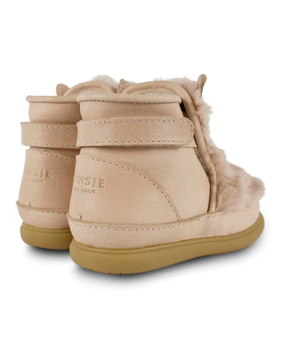 Roumi Shoes - Fluffy Bunny - Warm Beige