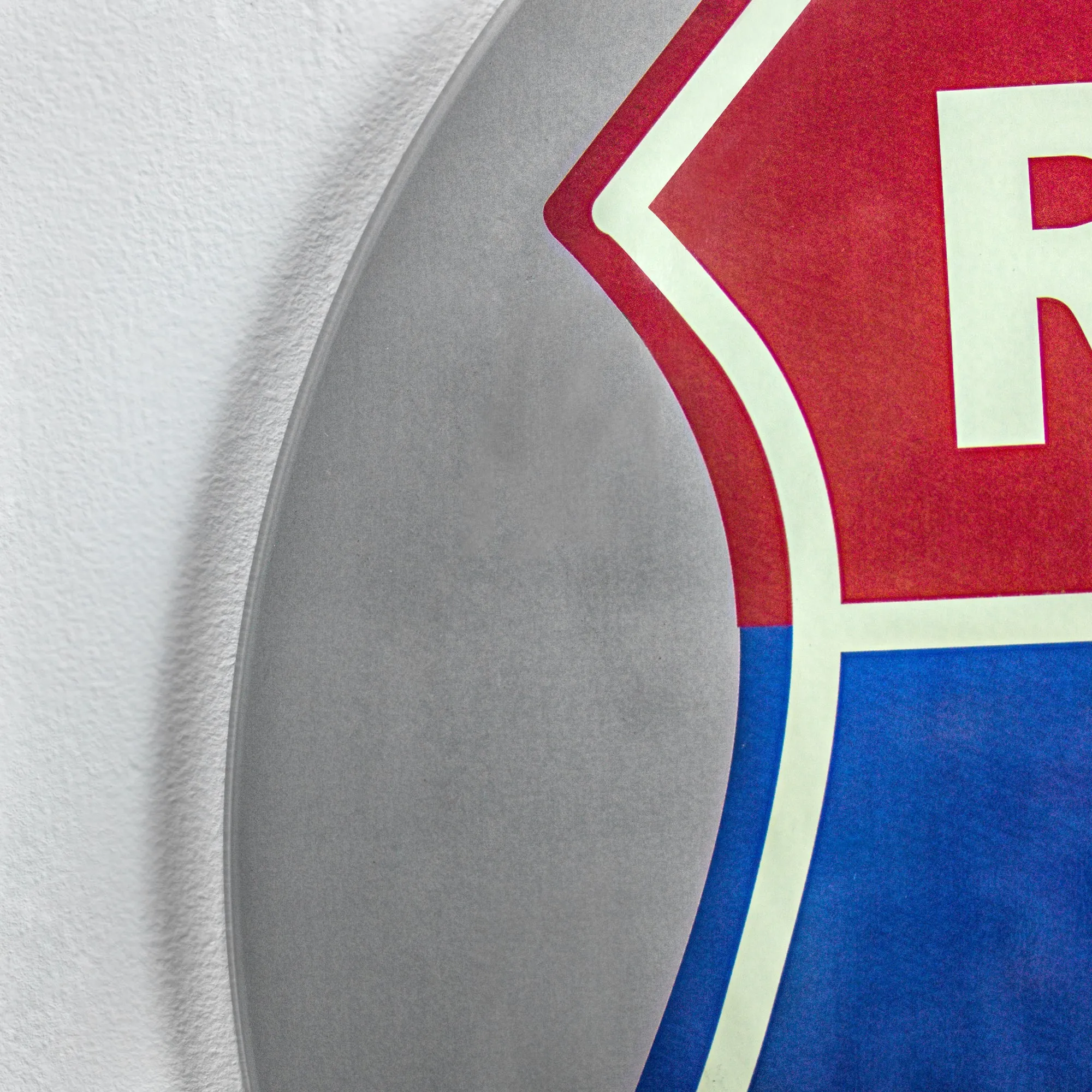 Route 66 Dome Metal Sign (15")