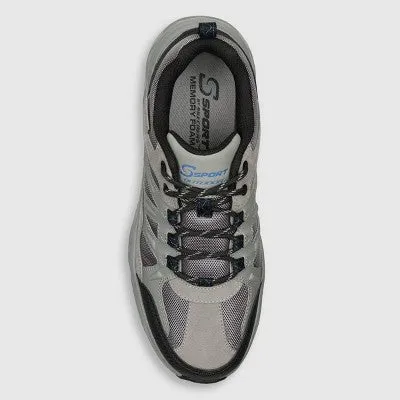 S Sport by Skechers Men's Hiker Sneakers Hiking Trail Shoes Memory Foam Insole