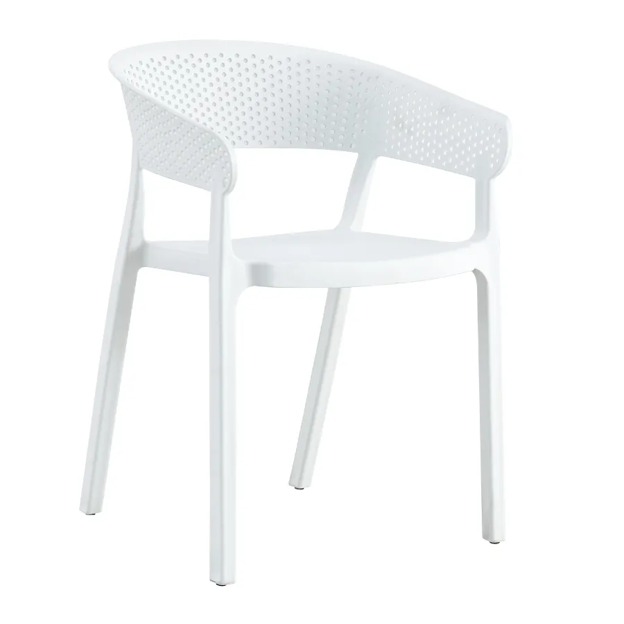 Santacruz White Outdoor Chair