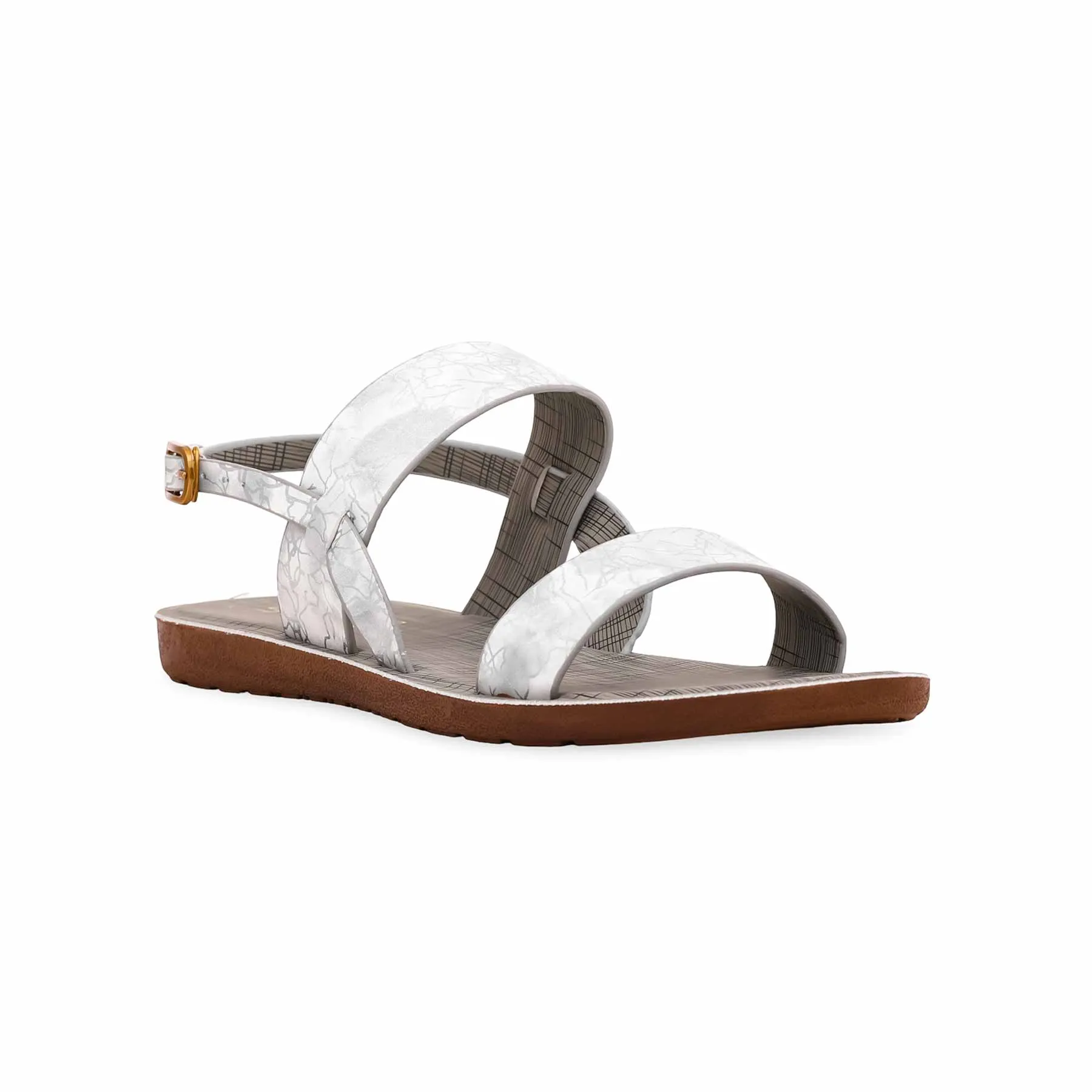 Silver Casual Sandals CL5355