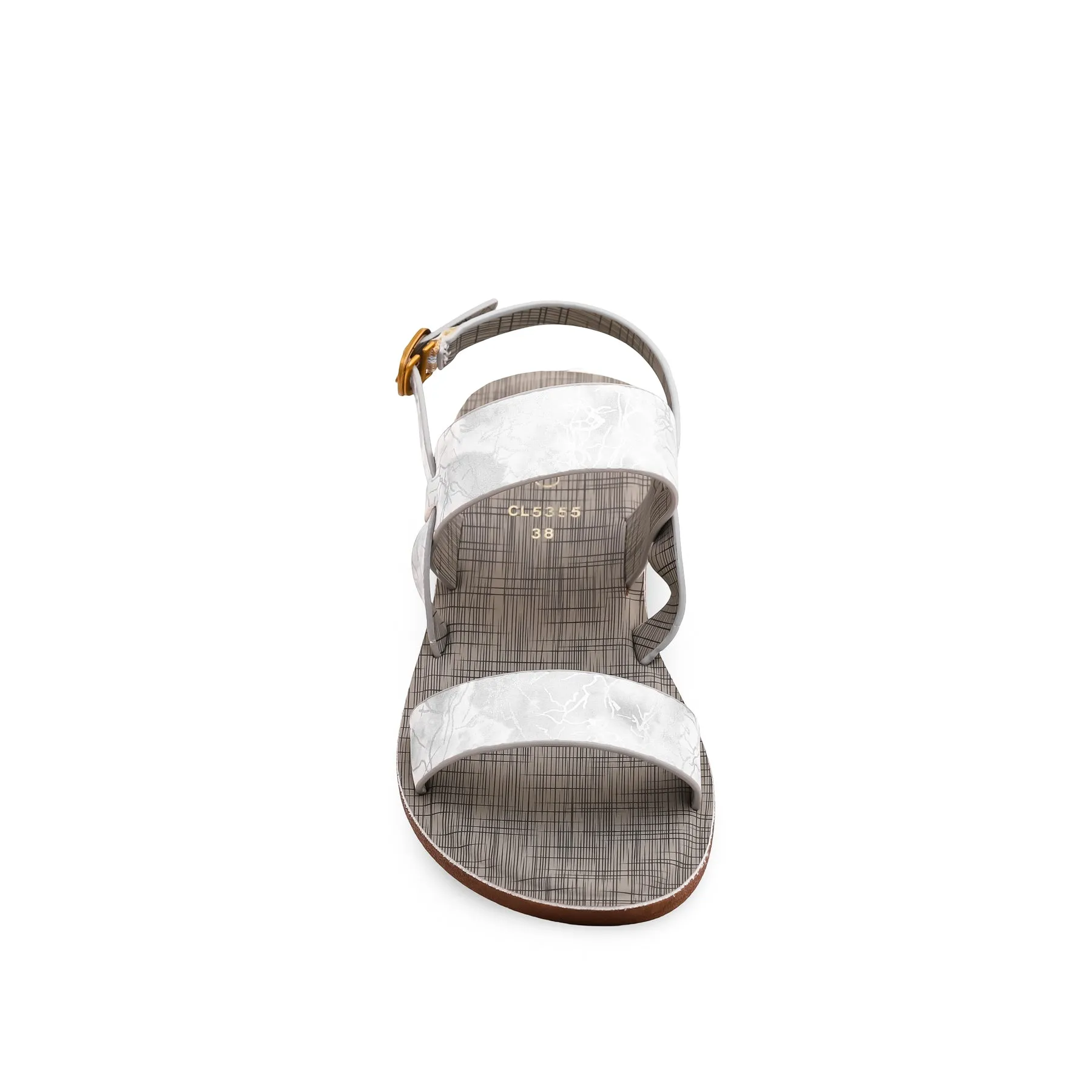 Silver Casual Sandals CL5355
