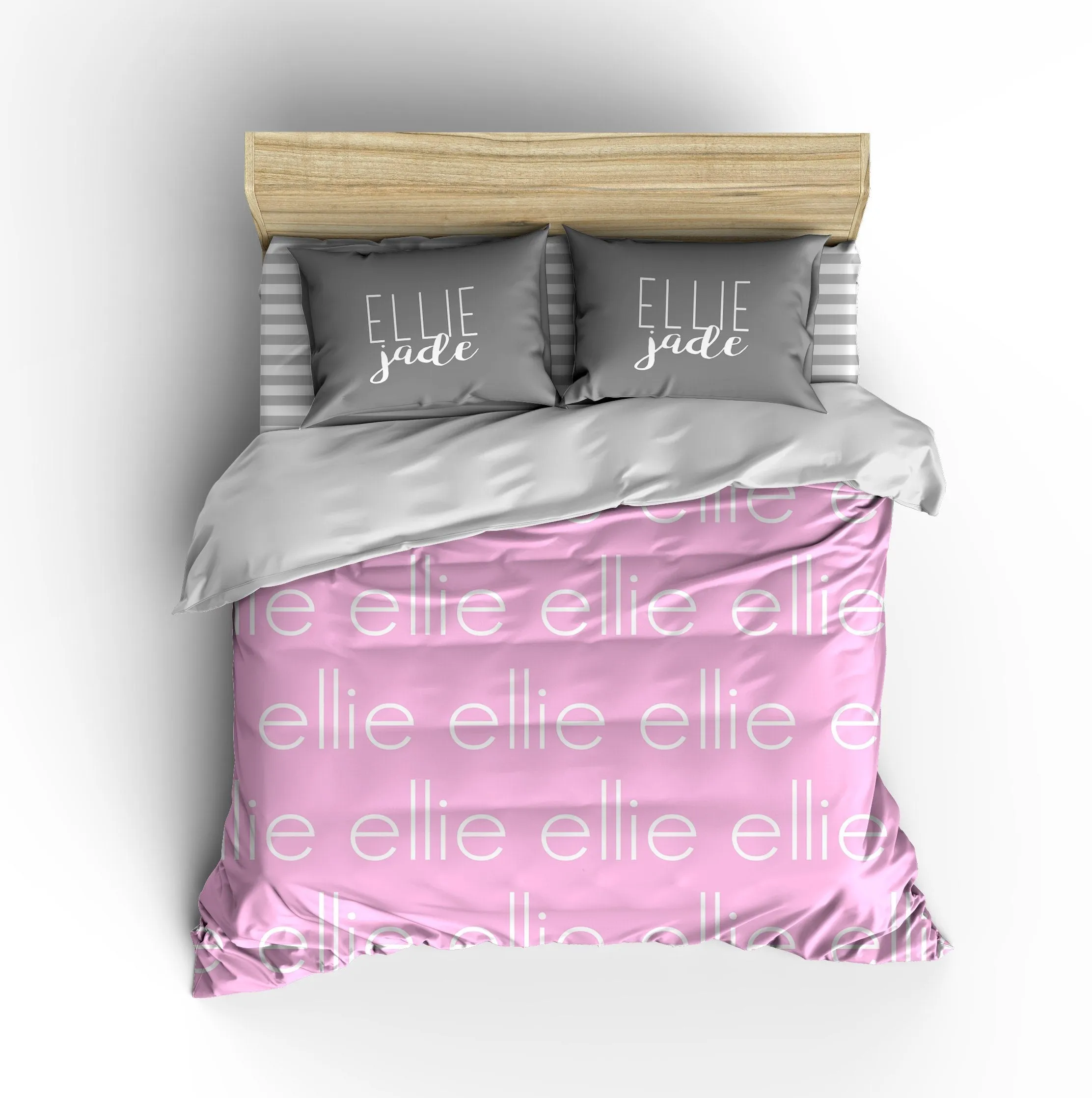 SIMPLY CURSIVE PERSONALIZED PILLOW SHAM (MULTIPLE COLOR OPTIONS)
