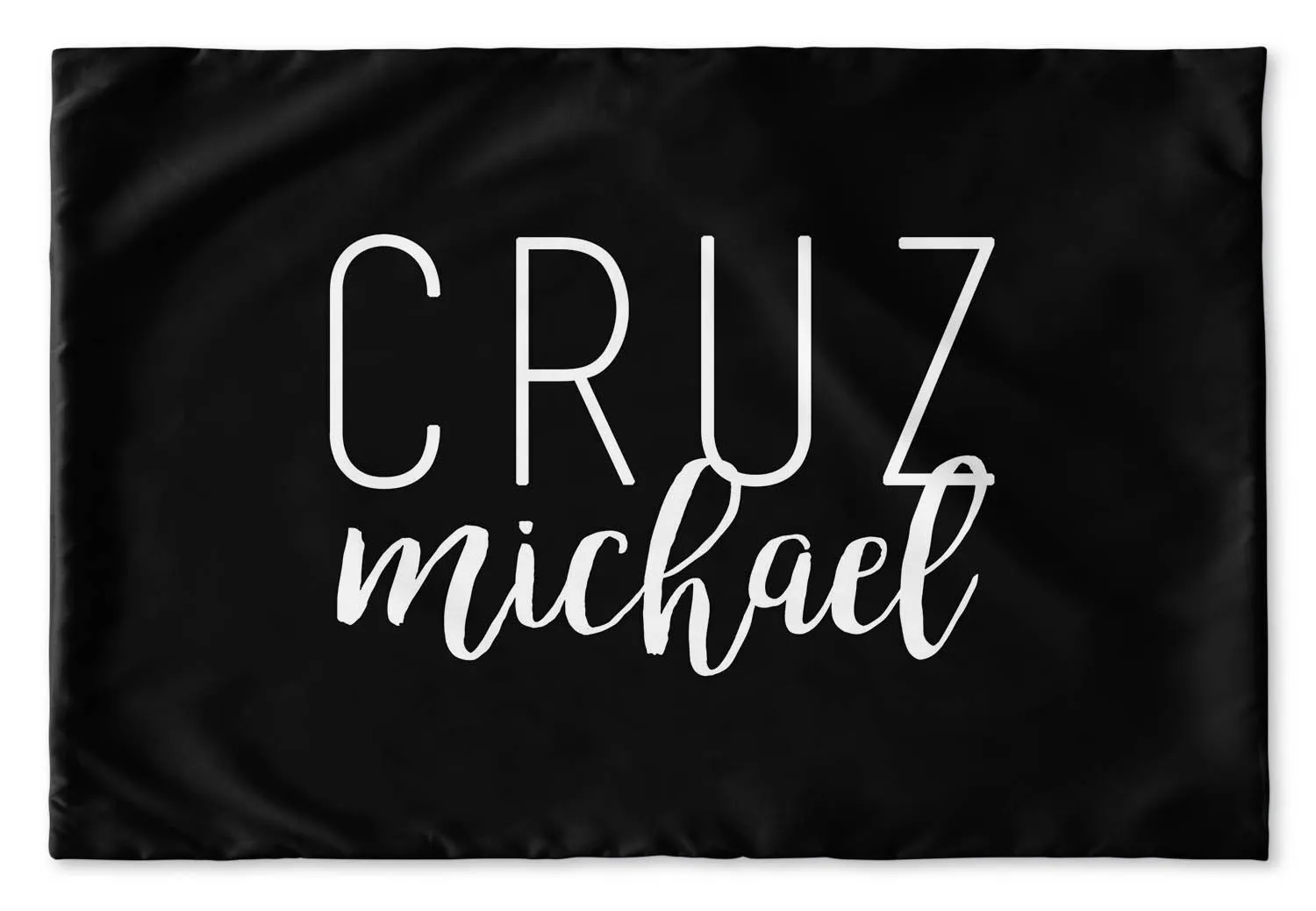 SIMPLY CURSIVE PERSONALIZED PILLOW SHAM (MULTIPLE COLOR OPTIONS)