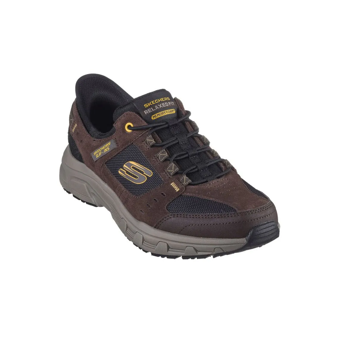 SKECHERS SLIP-INS OAK CANYON BROWN - MENS