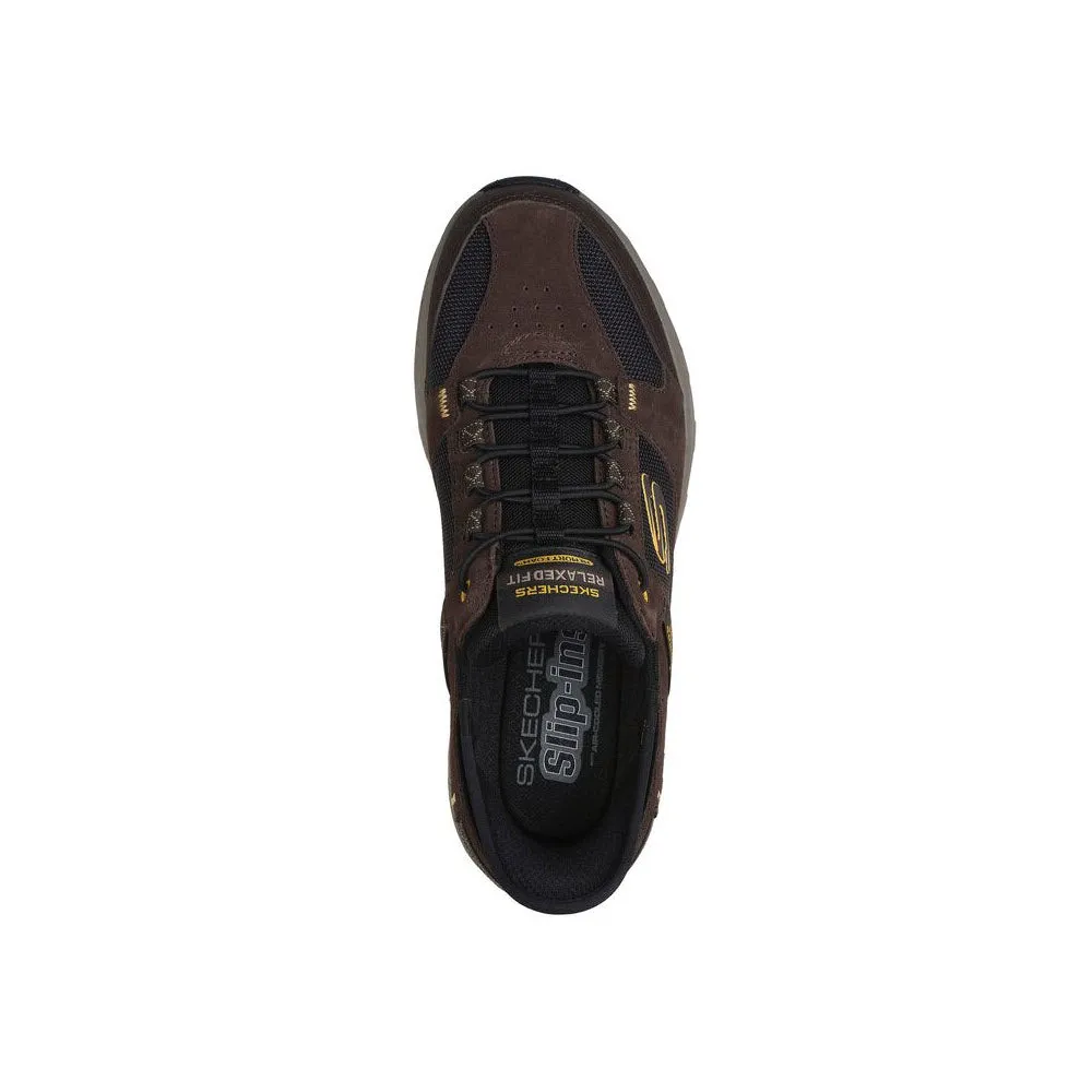 SKECHERS SLIP-INS OAK CANYON BROWN - MENS