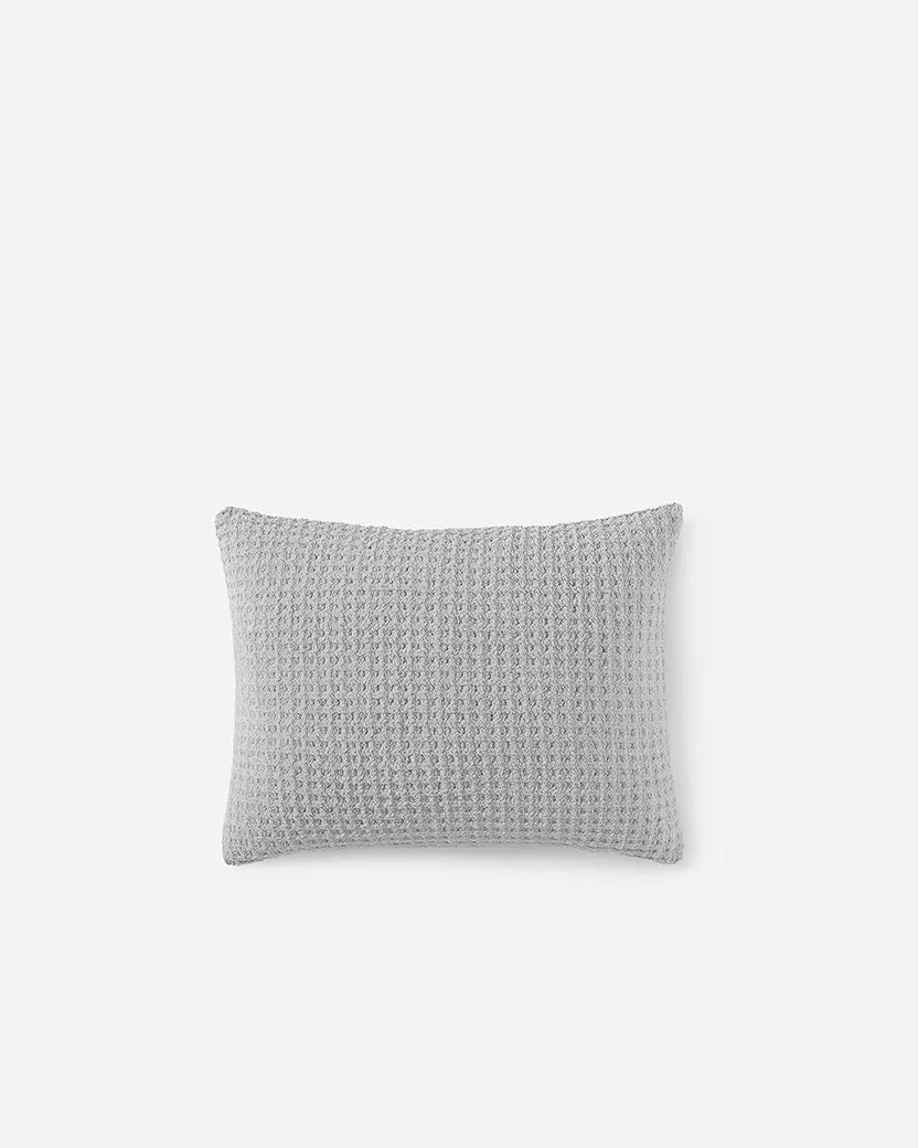 Snug Waffle   Bamboo Sham Set