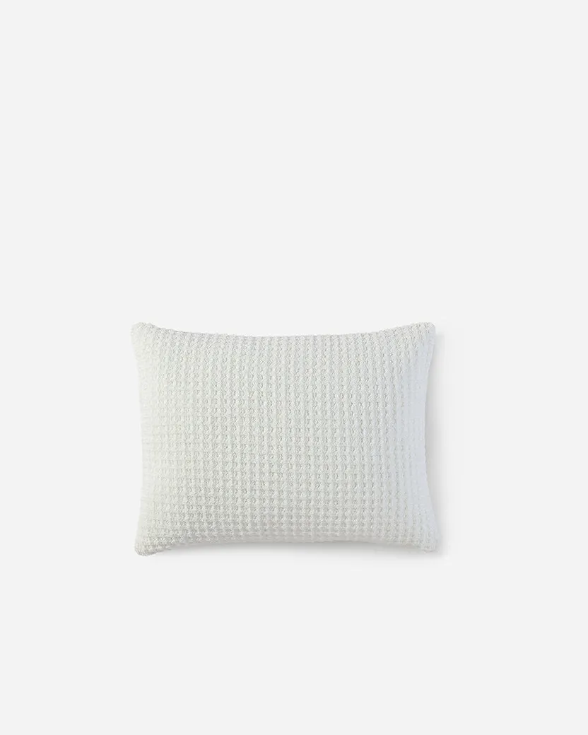 Snug Waffle   Bamboo Sham Set