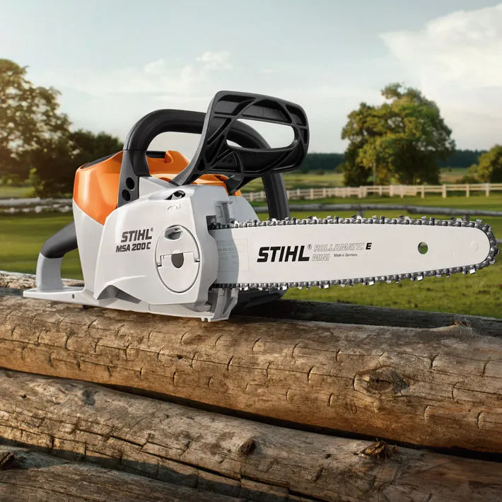 STIHL MSA 200 C-BQ Chainsaw Lithium-Ion Battery Powered with 14" bar