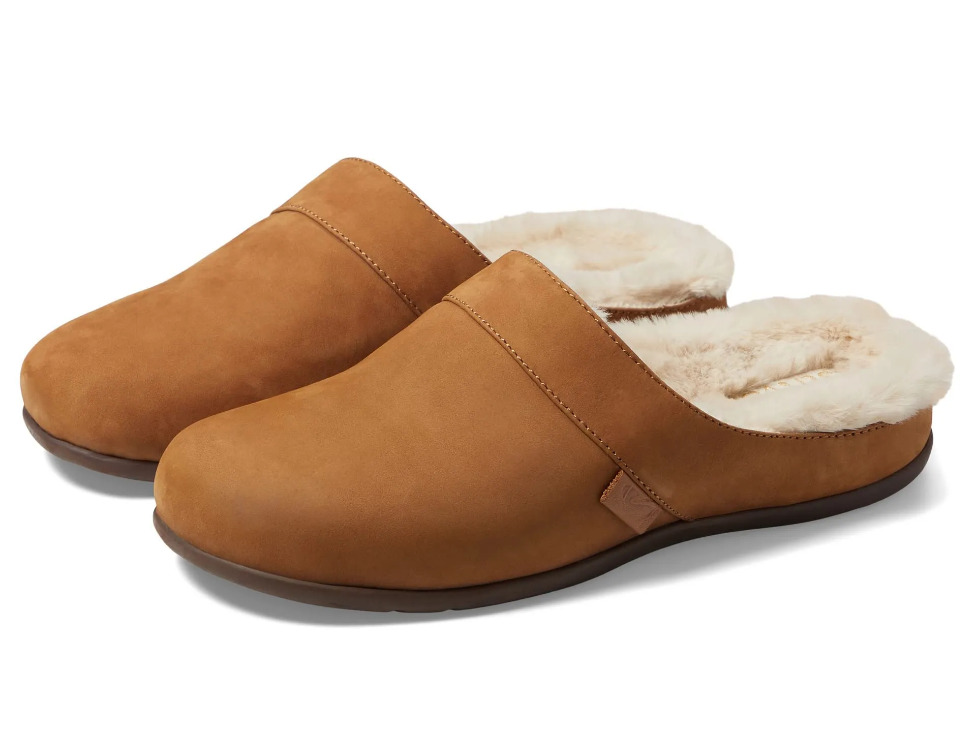 Strive Women's Vienna Classic Tan Size 6 Memory Foam Orthotic Slipper