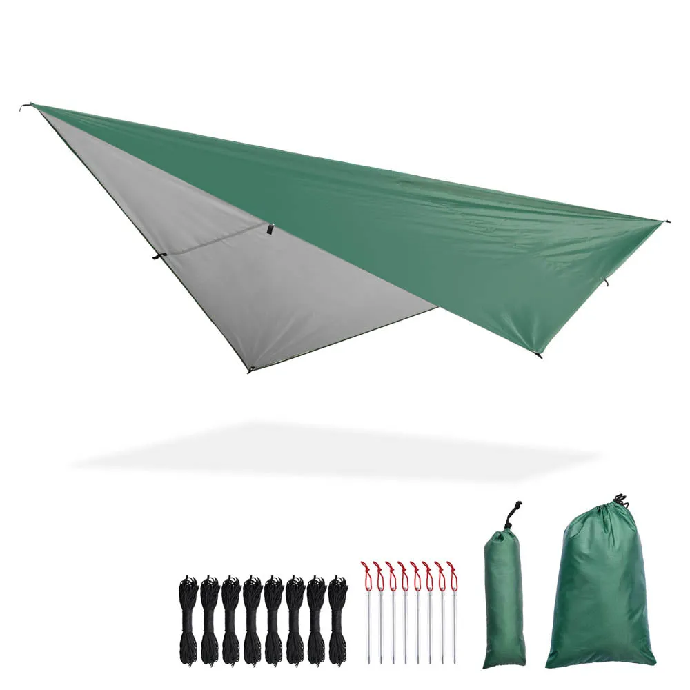 TheLAShop 10x10ft Waterproof Camping Tarp Lightweight UV50  PU3,000mm