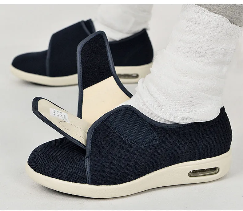 Vanccy Plus Size Wide Diabetic Shoes For Swollen Feet Width Shoes-NW039