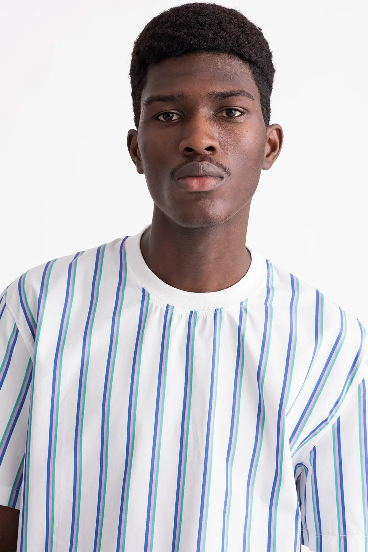Vertical Stripe Woven Top