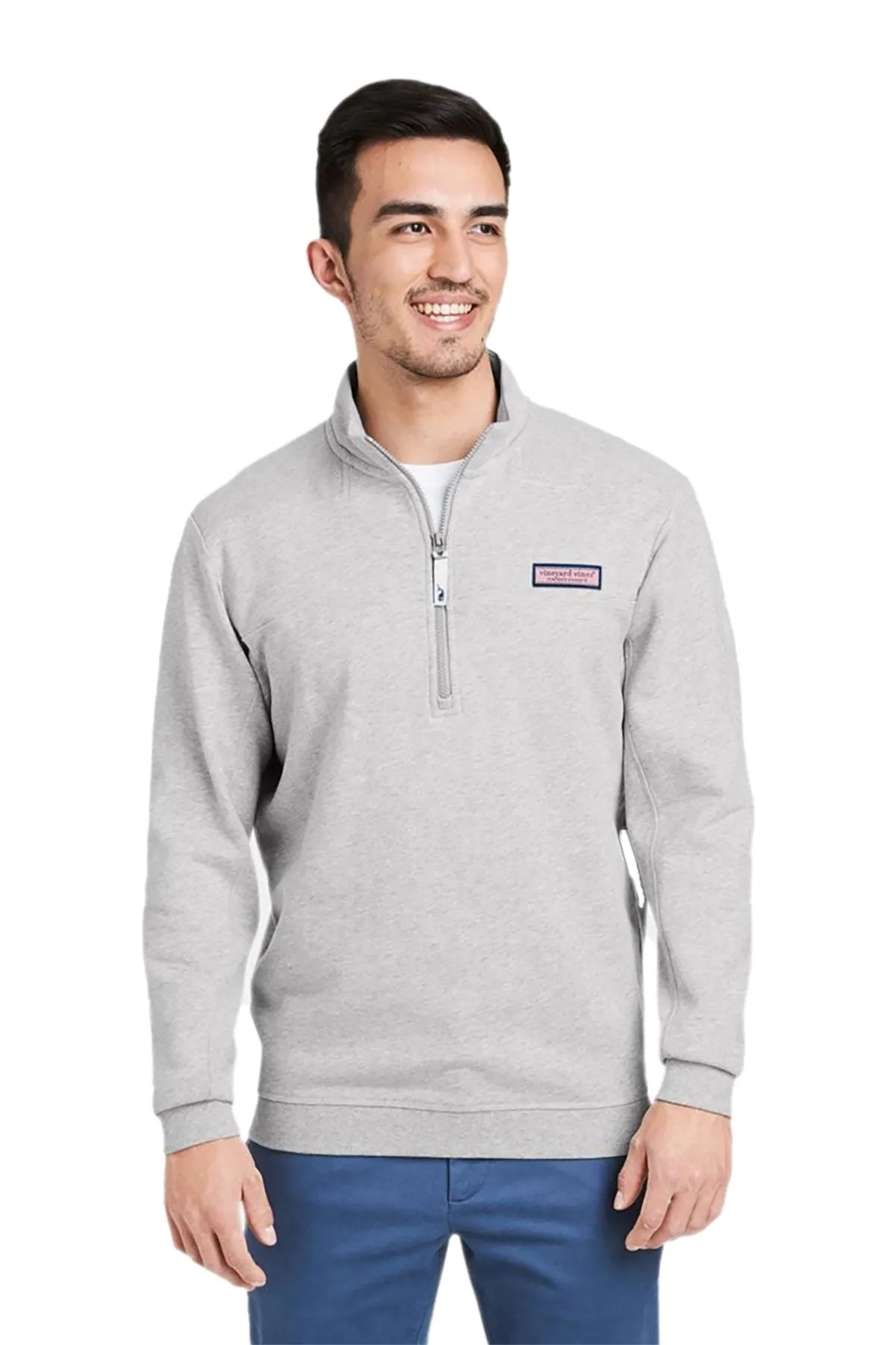Vineyard Vines Custom Mens Collegiate Shep Shirts, Grey Heather