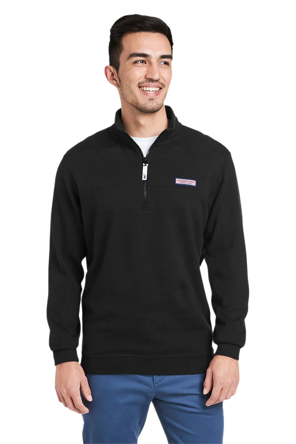 Vineyard Vines Custom Mens Collegiate Shep Shirts, Jet Black