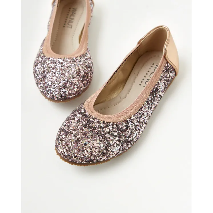 Walnut - Catie Freckle Ballet - Blossom Glitter