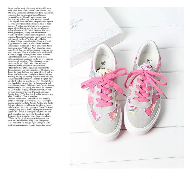 Women casual shoes printed   JIASHA