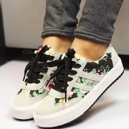Women casual shoes printed   JIASHA
