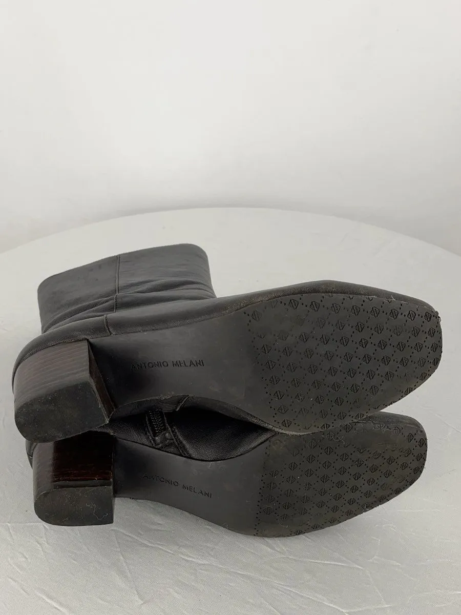 Women's Antonio Melani Caleb Brown Leather Ankle Boots Size 7