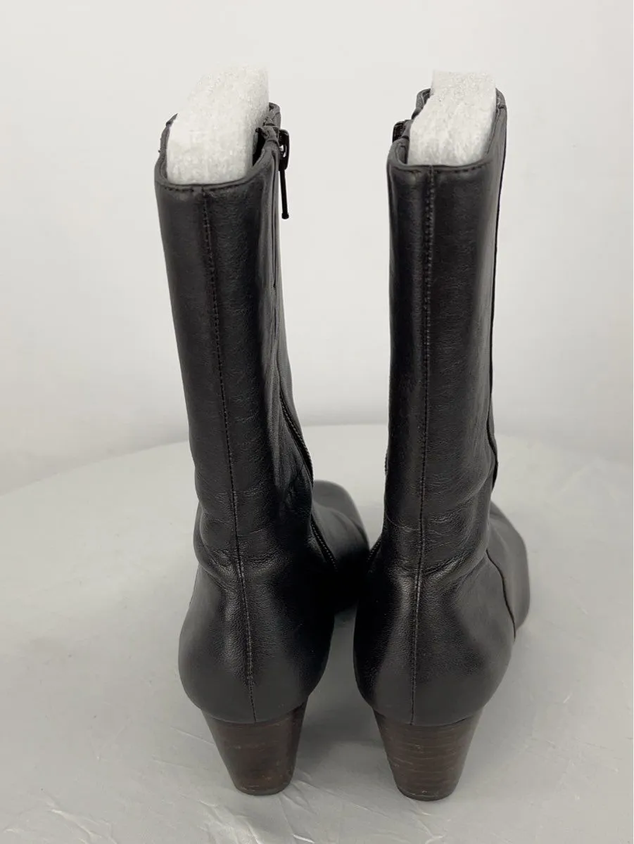 Women's Antonio Melani Caleb Brown Leather Ankle Boots Size 7