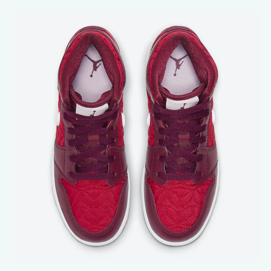 Women's / GS Air Jordan 1 Mid SE "Red Quilt" (AV5174-600)