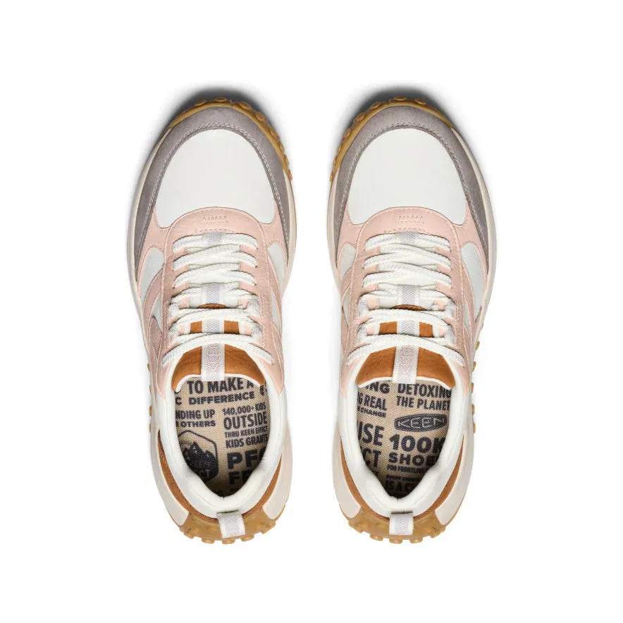 Women's Keen KS86 Leather Sneaker Color: KEEN Maple / Cameo Rose