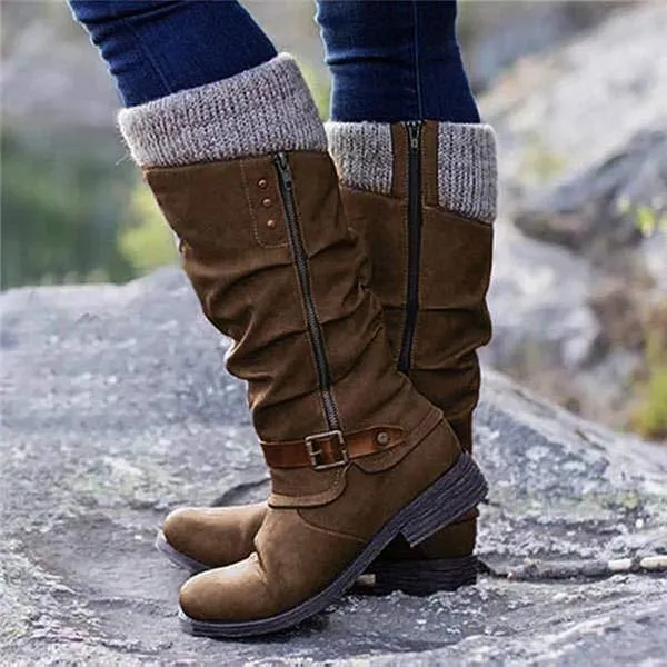 Women'S Round Toe Vintage Boots 40295624C