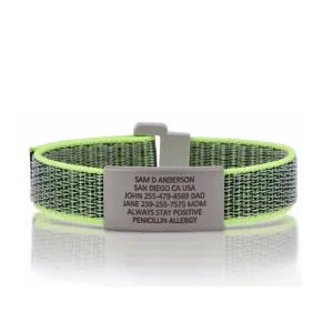 Wristband ID - Stride Thin (Silver)