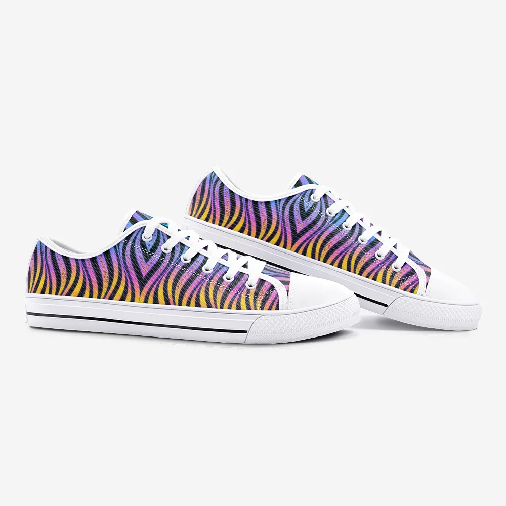 Xenowave | Unisex Low Top Canvas Shoes | Hakan Hisim